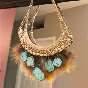 Turquoise necklace from Express